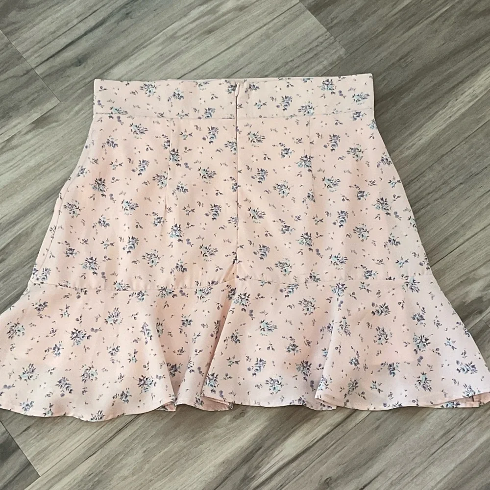 Altar'd State Floral A-Line Skirt in Pink Size Small - Picture 6 of 9